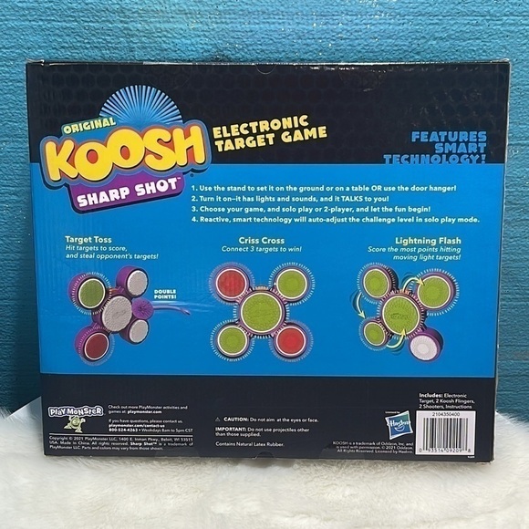 Original Koosh Sharp Shot Electronic Target Game Smart Technology Talks Lights - Picture 5 of 9